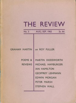 The Review, no. 3, edited by Ian Hamilton