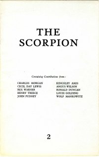 Scorpion, edited by Ian Hamilton